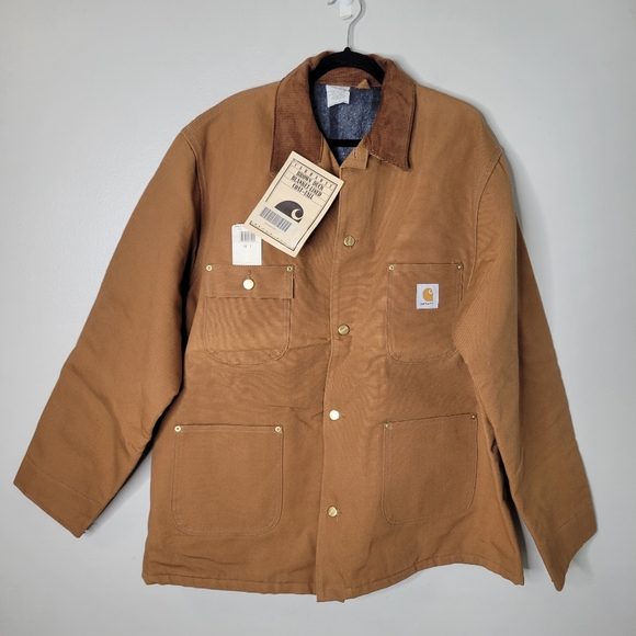 Carhartt Other - Vintage 80's Carhartt Brown Duck Blanket Lined Coat